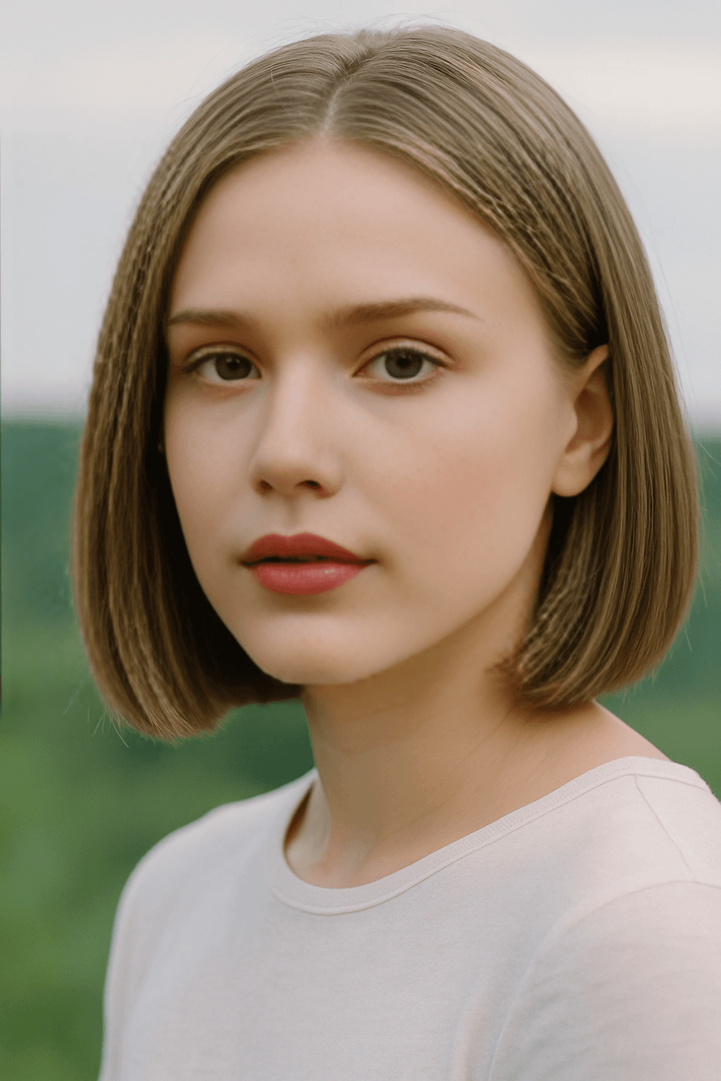 Straight bob transformation