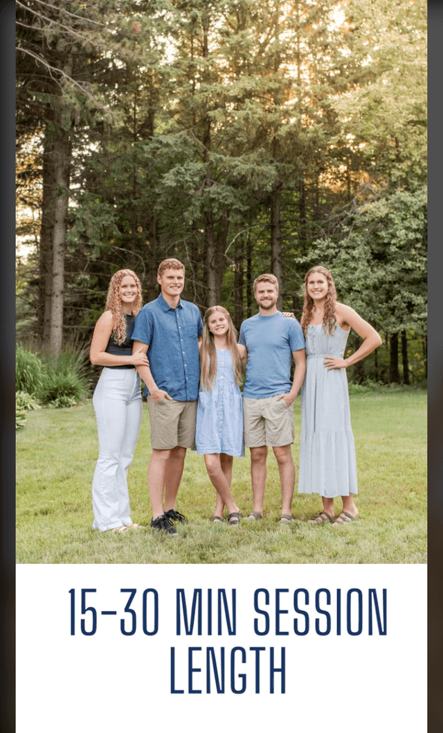 15-30 MIN SESSION LENGTH