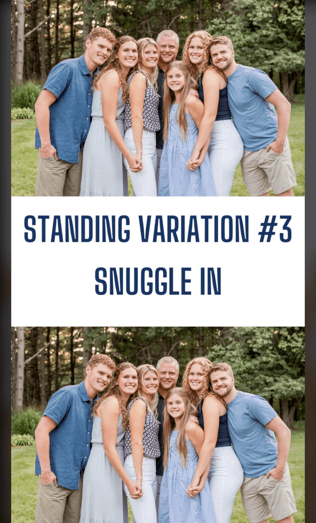 STANDING VARIATION #3 SNUGGLE IN