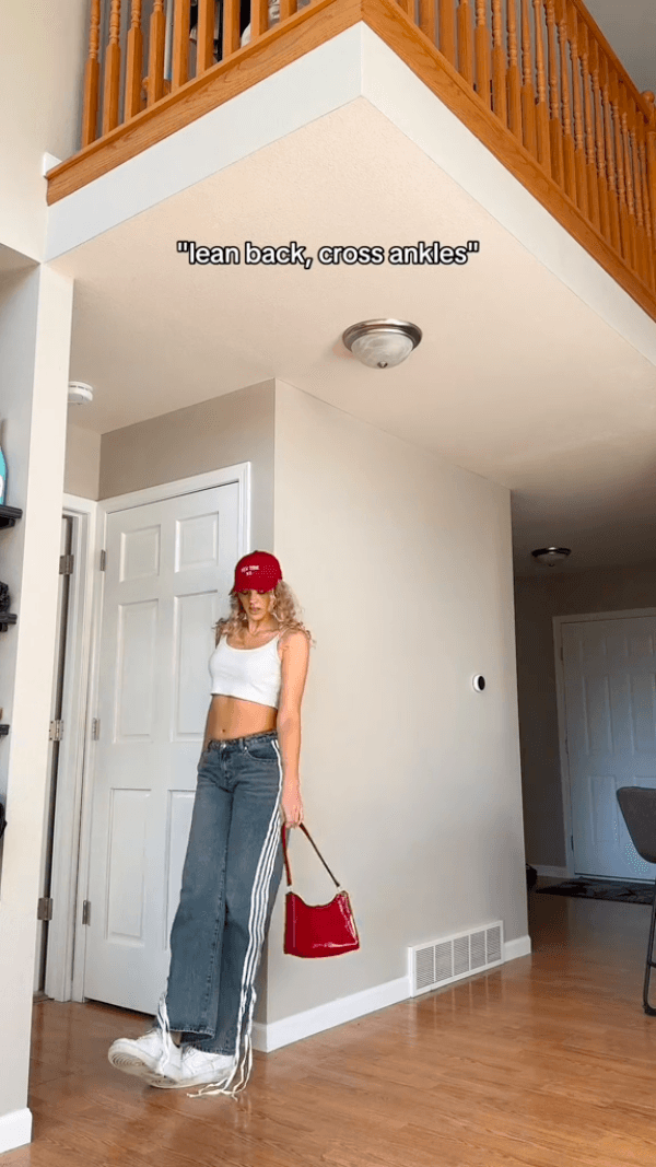 Lean Back, Cross Ankles