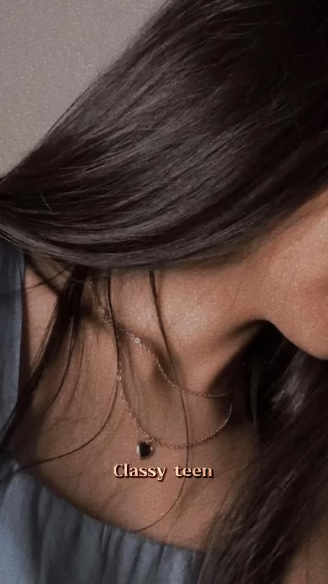 Classy teen